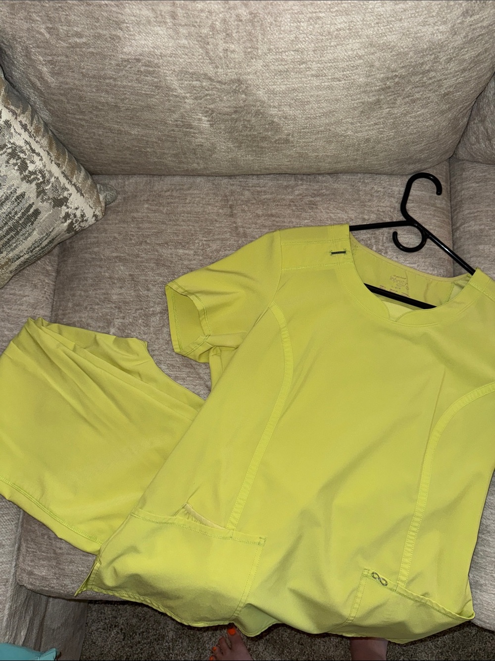 Unbranded women Lime Green Active Top
